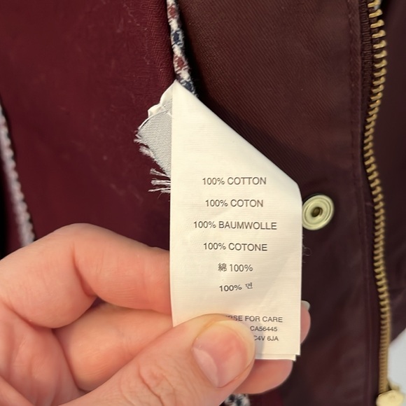 J. Crew Maroon Field Jacket Size Small - Picture 6 of 6